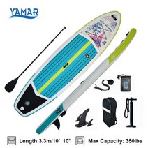 YAMAR해양 서핑 풍선 스탠드업 보드 33m 35m SUP 패키지 미끄럼 방지 데, 330cm 02, 330cm 02