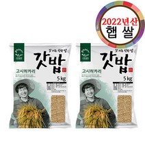 그린올린 2022년산 갓밥 고시히카리 현미 5kg x 2봉, 1포