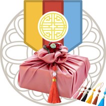 한국전통 선물 보자기포장 손매듭노리개 색동장신구, 노리개-노랑