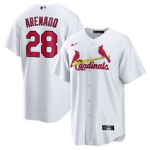 [해외] 나이키 저지 유니폼 MLB 놀란 아레나도 세인트루이스 카디널스 얼터네이트 플레이어 저지 화이트 792046