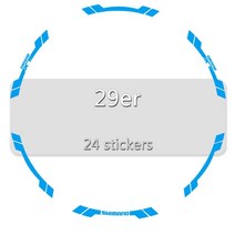 자전거 스티커 SHIMANO XT 776 휠 림 스티커 산악 자전거 자전거 림 데칼, 29er 라이트 블루