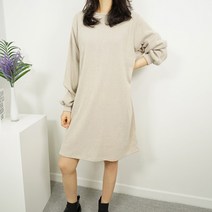 빅걸스토리 빅사이즈 여성 아로하 깔끔 볼륨 소매 여리여리 미니 원피스