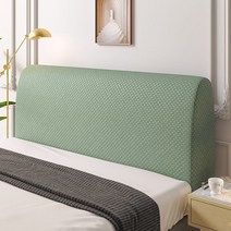 침대헤드보드 호텔 제작 쿠션 패브릭 가죽 커버프레임 커버 셀프 올 인클루시브 고탄성 솔리드 컬러 침대 헤드 보드 부드러운 방진 보호 킹 퀸 사이즈 침대 헤드, 레이크 블루, w210-210 h70cm