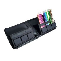 산돌 고급 펜슬케이스 36색 색연필 케이스, 와인, 와인_x