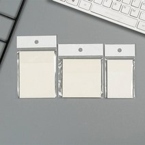 필름_책밑줄_메모지_포스트_50매_대형_1세트_반투명 7A38, 소형