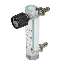 0-1.5LPM 1.5L 산소 유량계 공기 가스 제어 밸브 포함, 01 백색