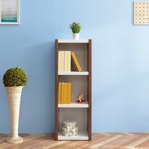 공간사이 큐브 400 3단 오픈책장, 오크화이트 ce1009