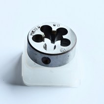 1PC 9SiCr 철강 만든 수동 다이 M14-M19 x 0.75/1.0/1.25/1.5/1.75/2.0mm 핸드 스레딩 금속 공작물 렌치 포함, [35] M19x0.75