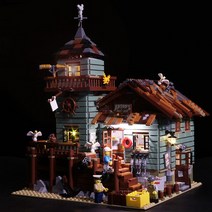 레고호환 LEGO Creative Series 21310 Fishermans Cabin, 어장 조명 버전