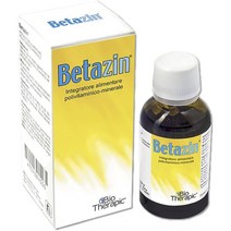 bio therapic Betazin | 어린이를위한 멀티 비타민 보충제 | 눈을위한 루테인 | 방어를위한 요오드와 아연 | 드롭퍼가있는 30 ml 병 | 1 패키지, 2개