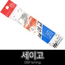 (해룡) 월척조구 세이고 묶음바늘 노래미 게르치 가자미 꼬시락, 12호