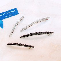 큐빅 명품 논슬립 앞머리 머리핀 6cm 8cm 자동핀