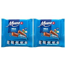 스위스 Munz 문츠 문즐리 밀크 초콜릿 23g 5입 2팩, 2개