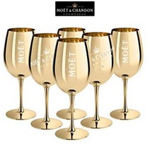Moet & Chandon 모엣 &샹동 샴페인 글라스 6개세트(메탈골드)