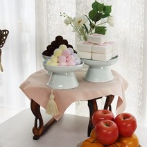 린넨보자기 68x68 선물포장 돌상테이블보, 린넨보자기(68x68)올리브