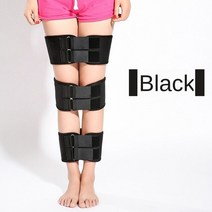 다리 체형교정 키커지는법 숨은찾기다리 유형 벨트 o-x-다리 벨트 나노 패브릭 강한, 검은색, m