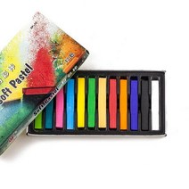 아날로그감성 선명한 그립감좋은펜 학교분필 크로스 보더 파스텔 스틱 6 색 12 24 알뜰한, PastelStick24Colors(