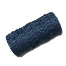 이솔앤아이 컬러 햄프끈 1mm 40m 멀티컬러 1mm 30m 마크라메 매듭공예 팔찌실, 네이비40m