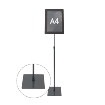 데몰 A4 스탠드 안내판 메뉴판 가격표 POP대 다크그레이