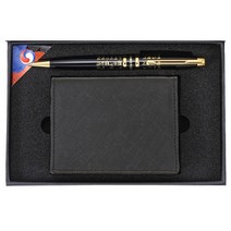 훈민정음 볼펜 + 사피아노 소가죽 명함 지갑