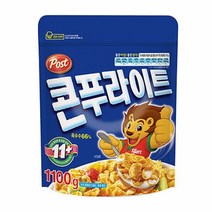 콘푸라이트 1.1kg 대용량 아침 식사대용 간단한 점심 밥대용 한끼 밥대신 간편식 간식 직장인 아이들 어린이 아이 유아 회사 사무실 애들 간식거리 초등학생 어른 어린이집 유치원, 1개