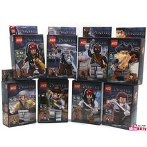 PIRATES 블럭 블록 레고 미니 장식 피규어 4P (랜덤)