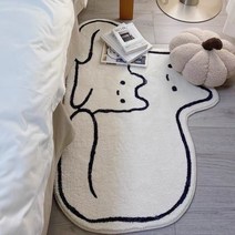 침실 러그 고양이 모양 카펫 발매트 거실 주방