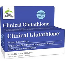 Terry Naturally Clinical Glutathione 클리니컬 글루타치온 60정 3팩, 3개