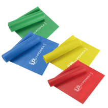 U-POWEX 라텍스 고무 탄성 저항 밴드 스트레칭, 레벨4그린