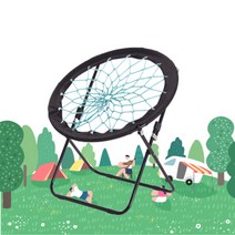 가정용 휴대용 캠핑 해먹의자 접이식 낚시 그물 야외 의자 체어, 핑크