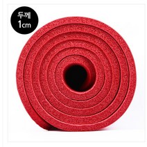 두꺼운 요가매트 운동매트 요가매트10mm, 오렌지