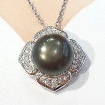 [블루케이] 흑진주 원석 펜던트230319-18 6월탄생석