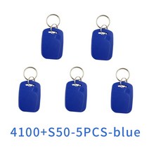 5/10pcs Ic Id 스마트 듀얼 칩 카드 Rfid 읽기 전용 인증 키 체인 125khz Tk4100 EM4100 배지 13.56mhz 1k, 02 As The Picture Shows