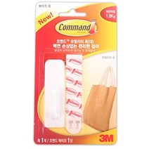유틸리티 훅 (대) 23X80mm 훅크 후크 걸이 벽핀 고리, 상세페이지 참조, 코맨드유틸리티 훅(대)23x80mm