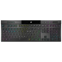 [공식판매점]커세어 K100 AIR WIRELESS RGB Ultra Low Profile 게이밍 기계식 키보드