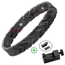 게르마늄팔찌 건강팔찌 수면팔찌 다이어트팔찌4요소 치유 게르마늄 밸런스 마이너스 이온 팔찌 남성용 316L