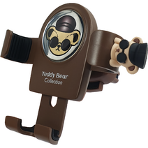 HIKII 캐릭터 차량용 자동 차 핸드폰 스마트폰 거치대 레이 미니쿠퍼 BMW, 브라우니