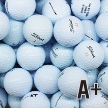 브랜드 로스트볼 A+ 50알 모음, 타이틀리스트 2피스 화이트 A+, 50개