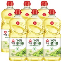 백설 콩기름, 1500ml, 6개