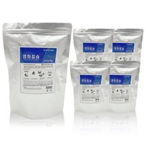 국내 제작 비드구슬형 염화칼슘 제습제 리필 제설 제설제 1kg 5개