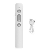 무선 발표자 원격 제어 포인터 PPT 리모컨 프레젠테이션 스마트 USB 펜, WHITE