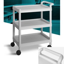 국산 3단카 식당서빙카트 병원용카트 핸드카 배식카 배식차 대차 식당대차 매장용 운반 밀차, CART-201B