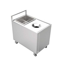 음쓰통 잔반통 업소용 식당 급식 주방 퇴식구 음식물
