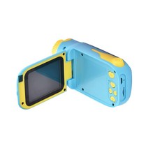 필카감성카메라 다회용 필름카메라 토이카메라 수동필름 카메라 2인치 IPS 스크린 디지털 아이 캠코더 교육, 01 Blue