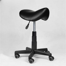 새들 체어 이발소 미용 벤치 안장형 의자 허리 척추 보호 미용 벤치 리프트 체어, 앉은 키 41-51 cm 공식 표준