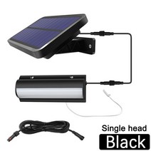 태양광발전 태양광패널 아파트태양광설치 태양열설치 업그레이드 된 태양열 펜던트 조명 야외 실내 자동 켜기 끄기 태양광 램프 헛간 방 발코니 치킨 풀 스위치 및 3m 라인, 4.single head black - warm whi