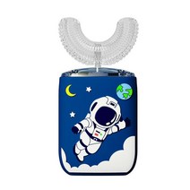 가성비어린이용 U 모양 전동 칫솔 충전식 실리콘 치과 클리너 만화 360 ° 음파, 12 2-6year toothbrush