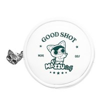 마쭈골프 벨트용 써클 골프공 골프티 파우치 그린/오렌지, 마쭈 골프 써클 파우치 오렌지 mzgf-js06, 1개