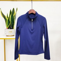 승마바지 승마 Baselayer 여성 긴 소매 티셔츠 쇼 Equitation 의류, 08 dark blue_04 XL