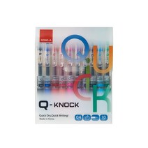 동아 Q노크 10색 세트 0.4mm 큐노크 볼펜
